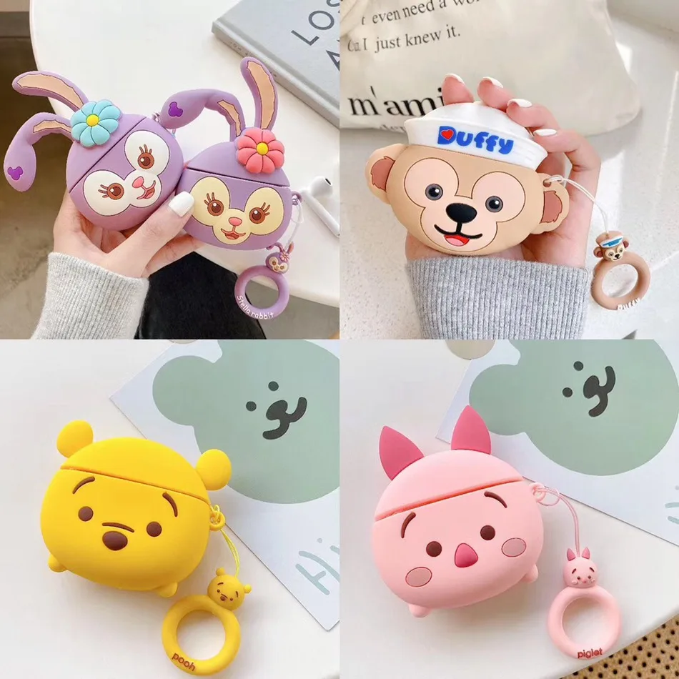 

For Huawei Freebuds 3 Case Cute 3D Cartoon Animal Earphone Case For Freebuds 3 Wireless Bluetooth Earphone Cover with Keychain