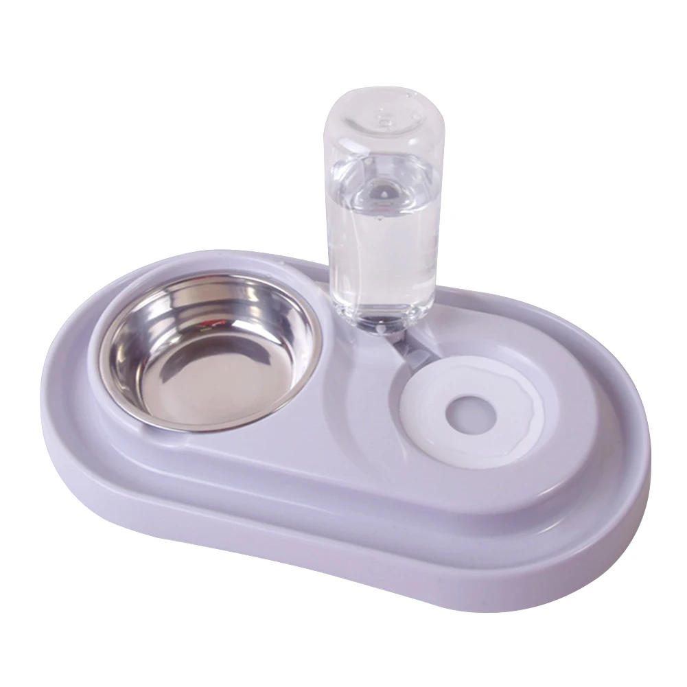 

Food Travel Removable Outdoor Universal Drinking Automatic Water Dispenser Easy Clean Cat Anti Slip Double Pet Bowl Dog Feeders