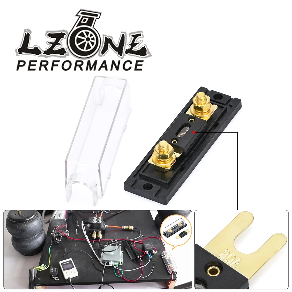 ANL portafusibles para coche, portafusibles automotrices, enlace Fusible 80A con fusibles, JR - AliExpress