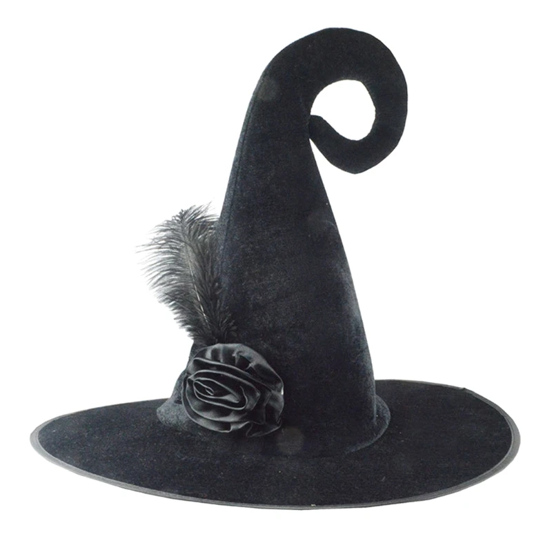 Halloween Witch Wizard Hat Party Costume Headgear Devil Cap Cosplay Props Decoration Accessories for Adult Women Men cosplay hats game cosplay props