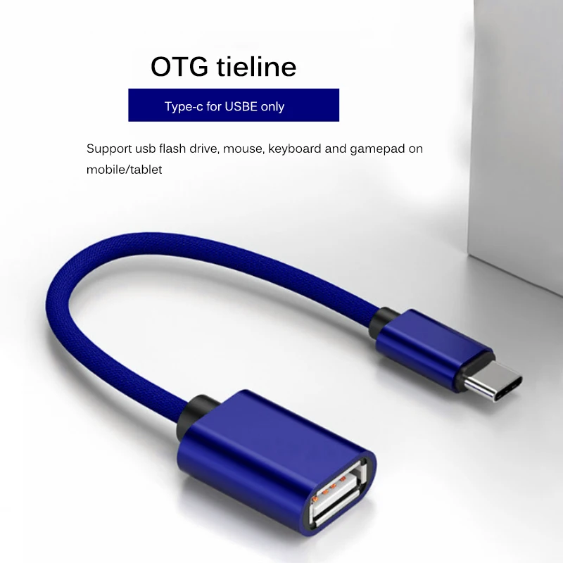 OTG USB к type-C Кабель-адаптер Powstro антиокислительная зарядка портативный USB Microusb OTG разъем для Xiaomi Redmi samsung