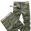 De carga militar pantalones overoles de algodón Casual táctico camuflaje pantalones hombres con múltiples bolsillos ejército recto Pantalones ► Foto 2/6