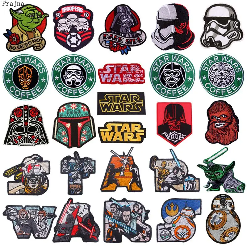 Prajna Star Wars Patch Iron On Patches On Clothes Embroidered Patches ...