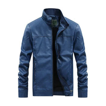 

Fashion Street Style Masculina Mens Leather Coats 2019 New Arrive Motorcycle Leather Jacket Men Men's Leather Jackets