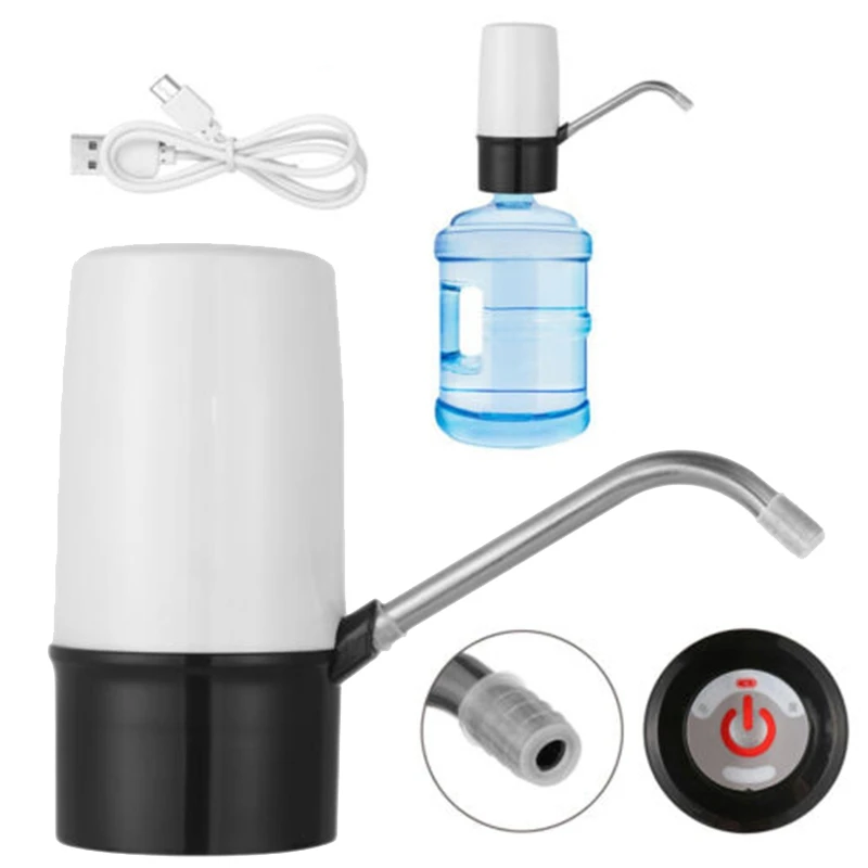 Xmx-usb перезаряжаемый Электрический водяной насос, диспенсер для воды, бутылки для питьевой воды, насосы
