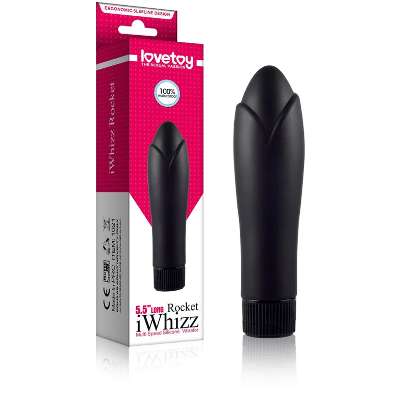 Lovetoy iWhizz Rocket 5 дюйма длинная многоскоростная Водонепроницаемая силиконовая