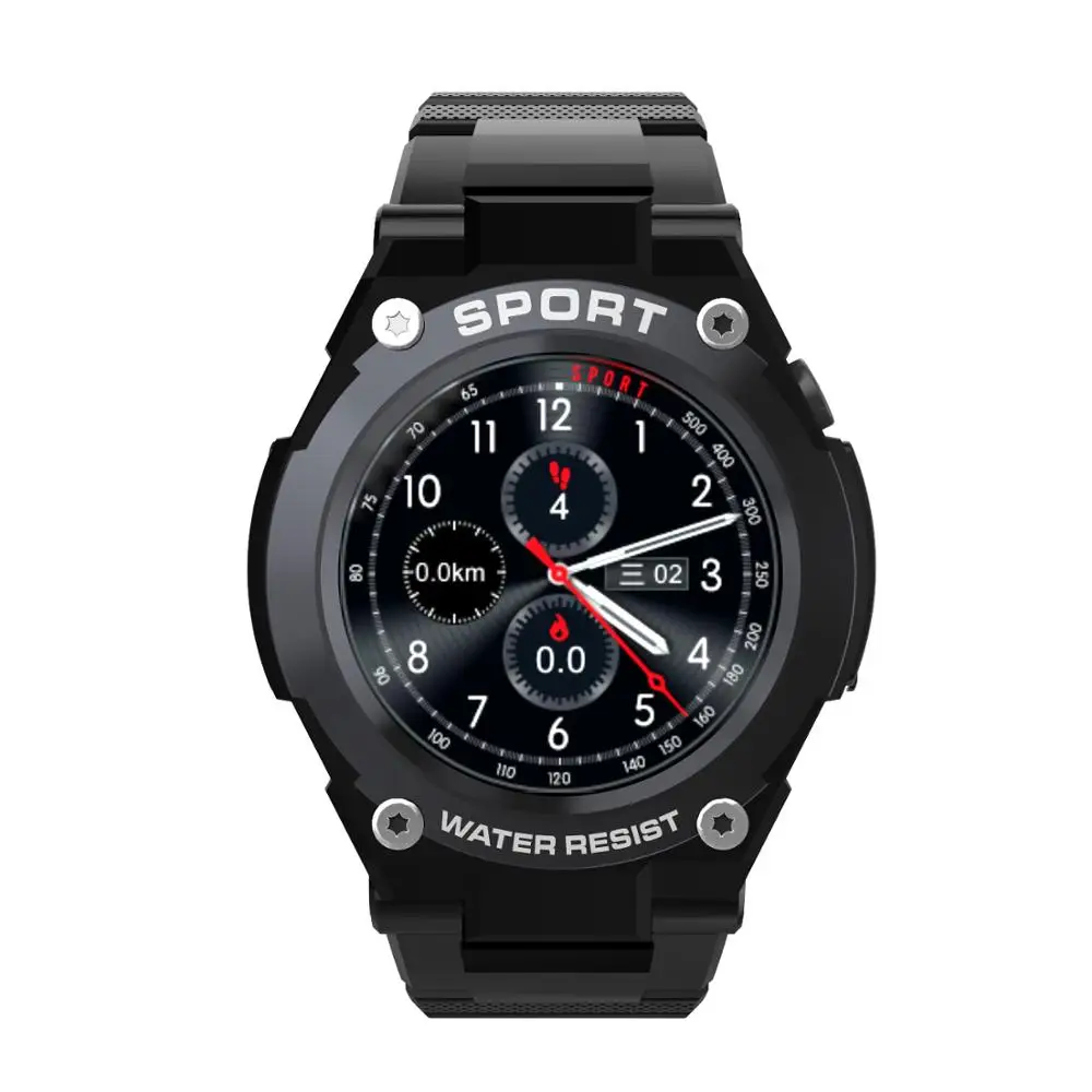 black DT97 gps Смарт-часы для мужчин Открытый полный сенсорный Bluetooth Вызов TF карта воспроизведения музыки сердечного ритма водонепроницаемые компасы спортивные часы - Цвет: black