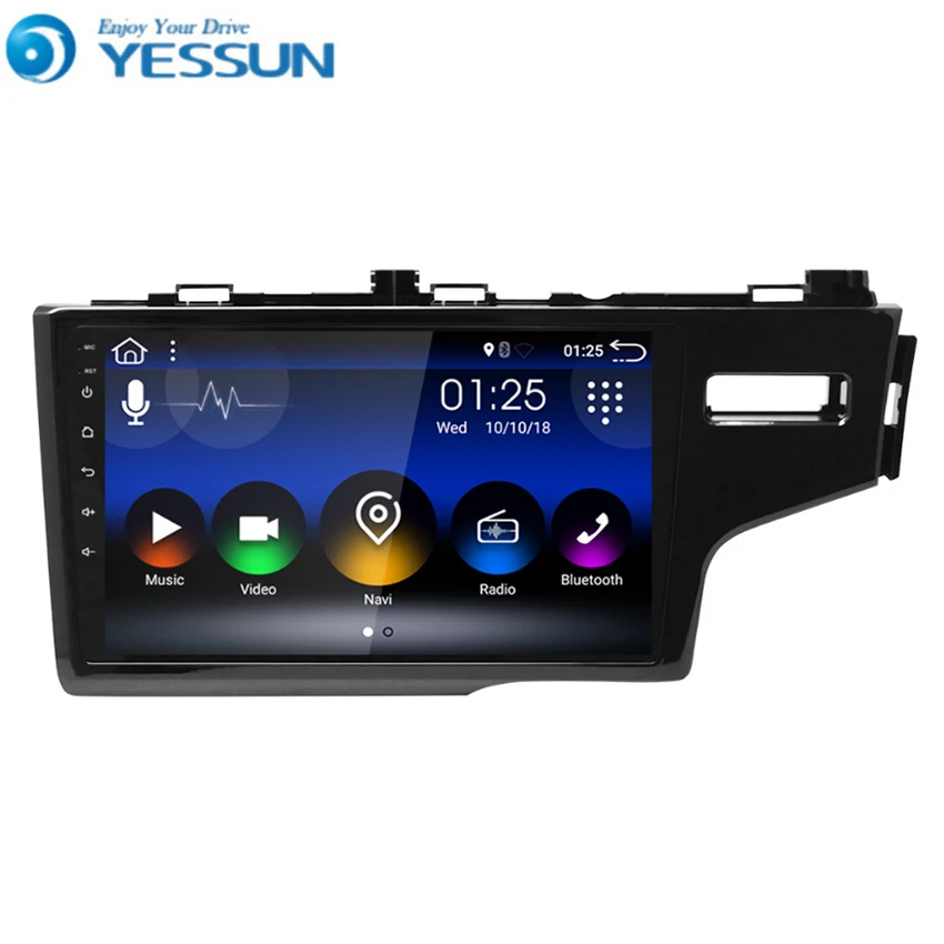 For Honda Fit Jazz 2014 2015 2016 2017 2018 Right hand drive Car Android Multimedia Player GPS Navigation Big Screen Bluetooth | Автомобили