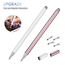 2 In 1 Magnetic Capacitive Touch Screen Stylus For IOS Android iPad Apple Pencil Samsung Xiaomi Huawei Phone Tablet Drawing Pen