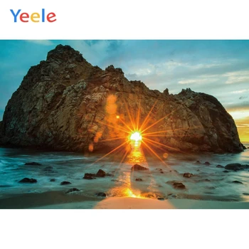 

Seascape Background Summer Sea Beach Sand Cloudy Dusk Sea Reef Holiday Scenic Photography Backdrops Photocall Photo Studio