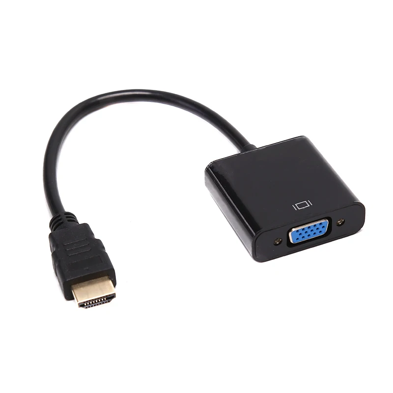 HDMI в VGA кабель конвертер цифровой аналоговый HD 1080P для ПК ноутбука планшета HDMI штекер в VGA Famale конвертер адаптер