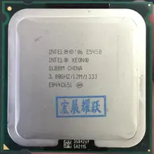 Четырехъядерный процессор Intel Xeon E5450, близкий к ЦП LGA775, работает на материнской плате LGA 775 без адаптера