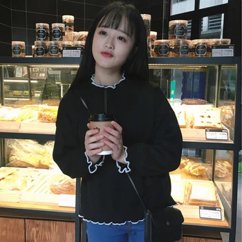 

Sweaters for women autumn winter knitted Long Sleeve sweater jumper side slit lady sweater pull clothes