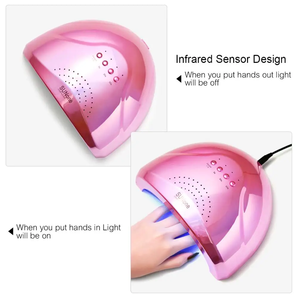 Kaufen 48W Nagel Lampe Nagel Trockner UV Led Lampe 30 LEDS für Nagel Gel Polnisch 5 s 30 s  60s trockner nagel Auto Sensor LED Maniküre Nail art Werkzeuge