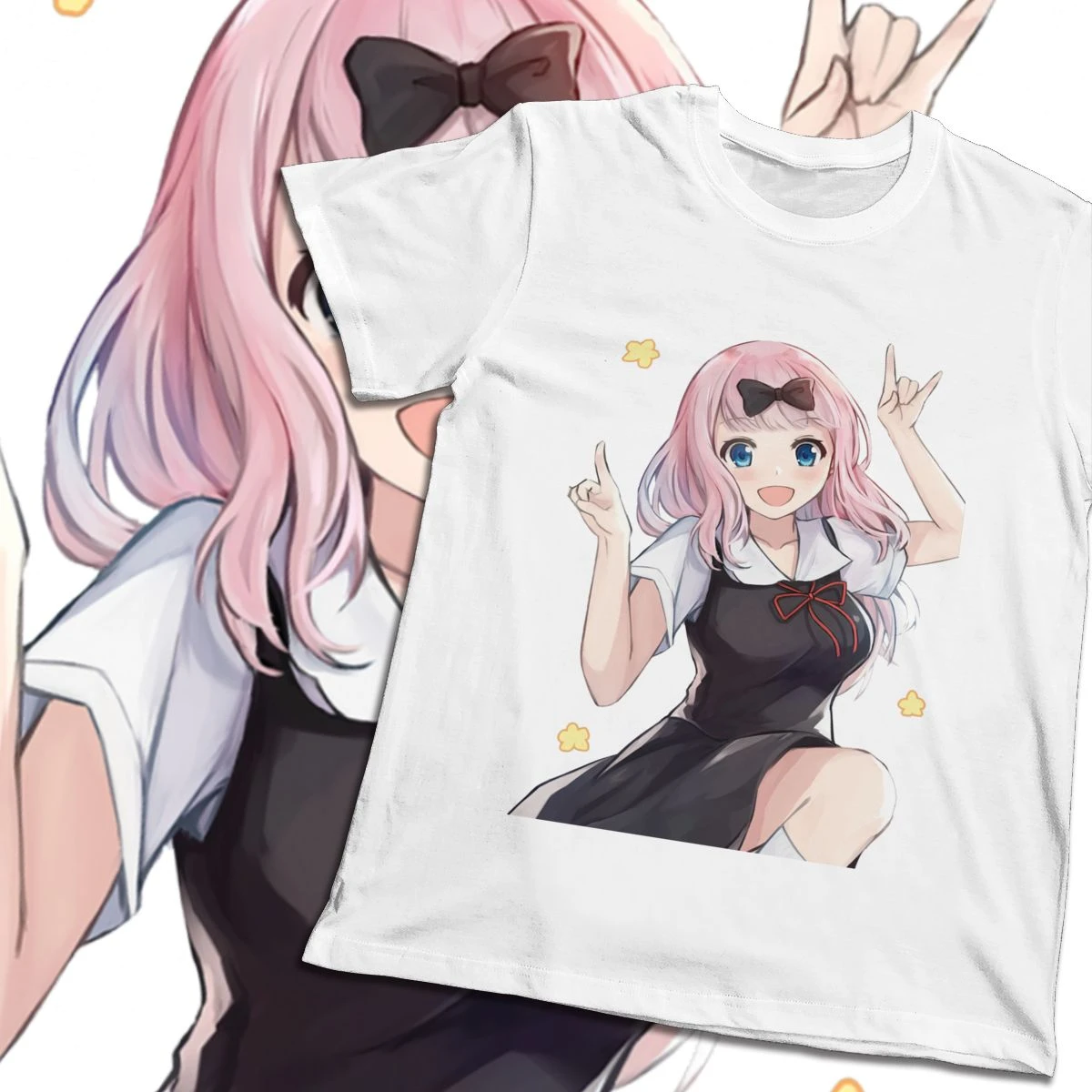 Print For Man T Shirt Humor Cute Fujiwara Chika Kaguya Sama Love Is War Anime Natural Cotton Crewneck Cartoon Design T Shirts Aliexpress Print For Man T Shirt Humor Cute Fujiwara Chika Kaguya Sama Love Is War Anime Natural Cotton Crewneck Cartoon Design T Shirts Aliexpress