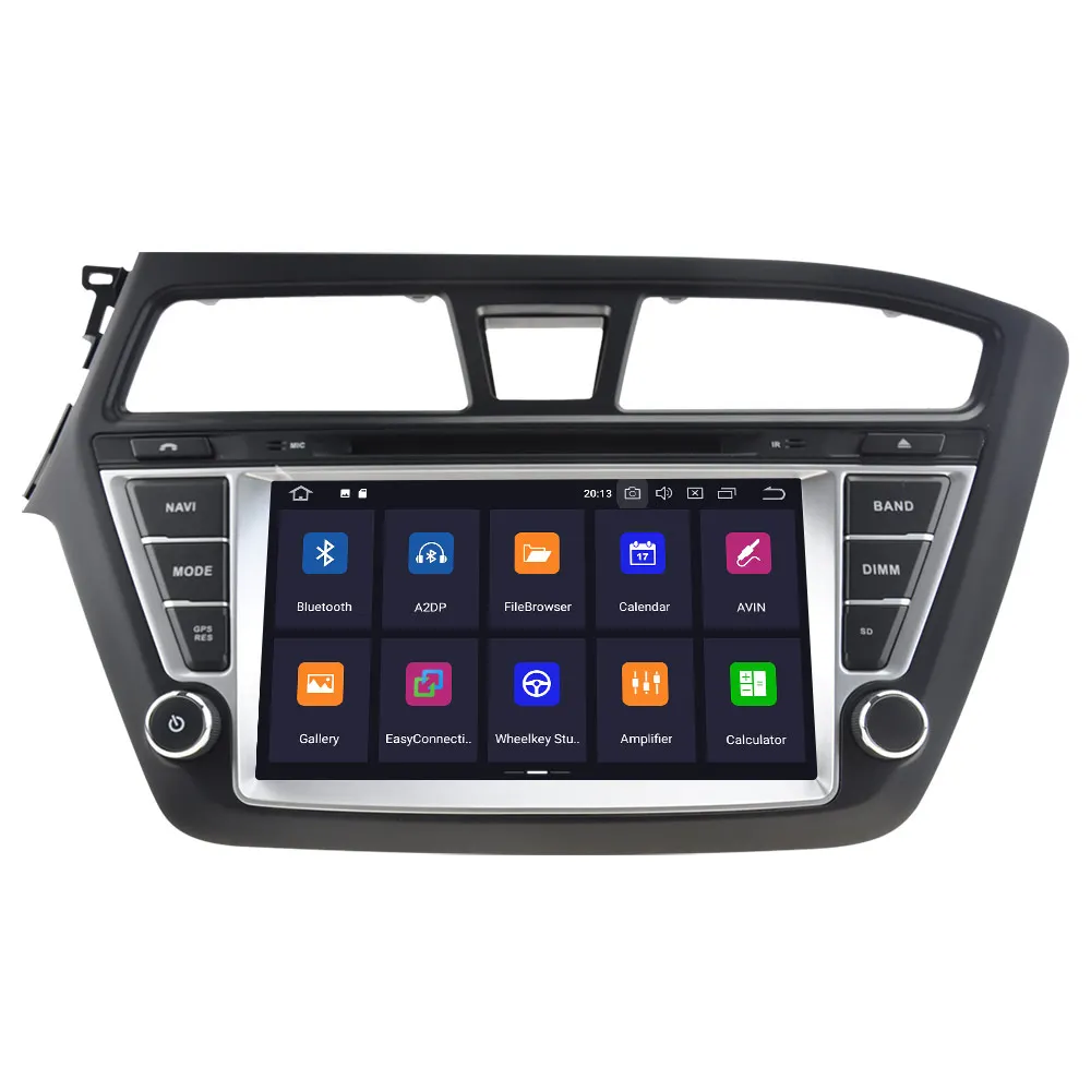 4+ 64G 2 Din Автомобильный gps мультимедийный плеер Android 9,0 для hyundai I20- авто стерео радио gps Navi аудио плеер BT головное устройство
