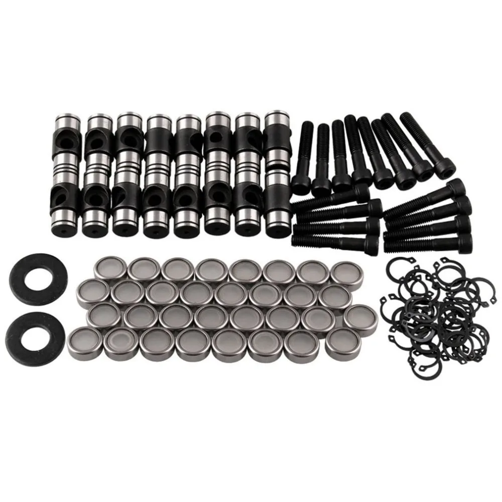 Engine Rocker Arm Trunnion Kit with Big Clips for LS1 LS3 LS7 5.3L 6.0L 6.2L Engine Rocker Arm Trunnion Kit