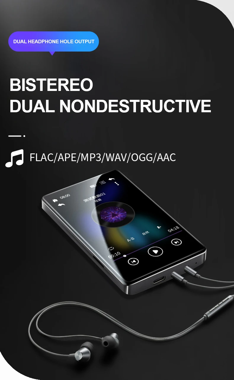 Newsmy A3 4,0 дюймов 16 Гб MP3 MP4 MP5 плеер полный сенсорный экран портативный электронная книга ридер HiFi Loseless видео музыкальный плеер Walkman