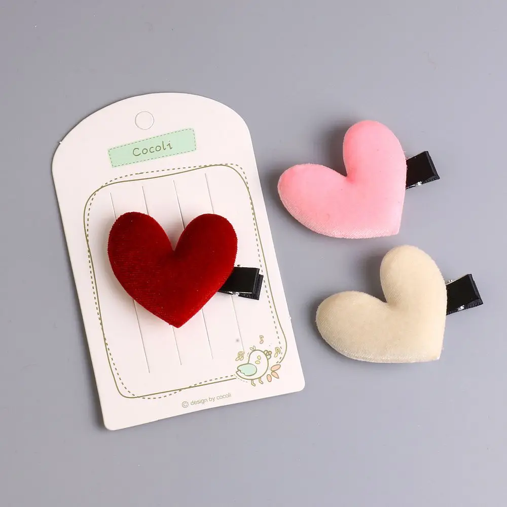 1 шт. новая винтажная бархатная Милая заколка для волос в Корейском стиле форме