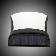 Водонепроницаемый 3LED светильник с датчиком Солнечной Энергии Настенный садовый забор светильник 3500K