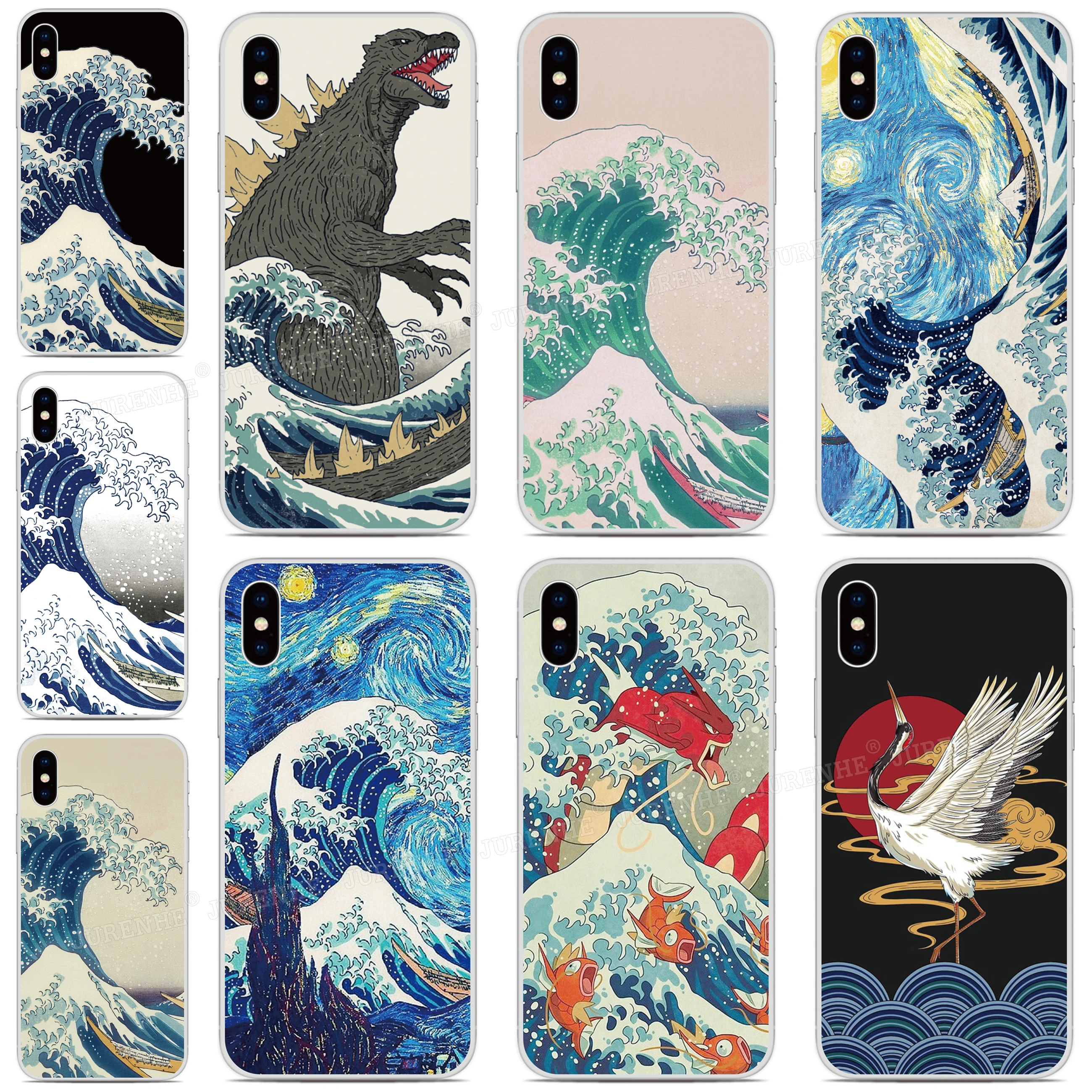 Чехол для телефона Wave off Kanagawa чехол Wiko Y81 Y61 Y80 Y70 Y60 Y50 Sunny 5 View Plus 4 3 Pro Wim Lite U Feel