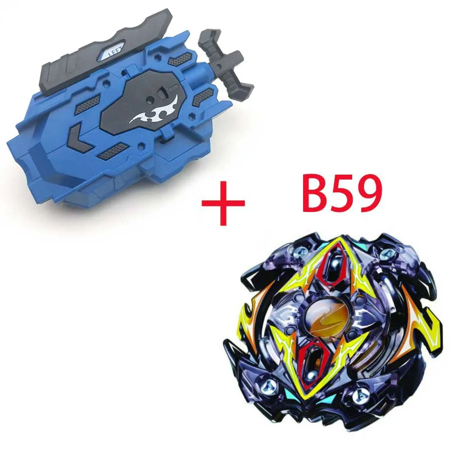 Beyblade Burst B-133 CHO-Z VALKYRIE. Z. Ev с левым и правым двухсторонним пусковым устройством, металлический бустер, топ стартер, гироскоп, спиннинговая игрушка для боя - Цвет: B59