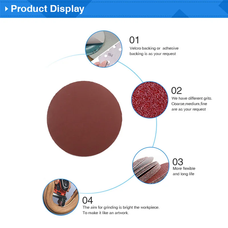 60 Dischi Abrasivi Da 75 Mm Per Levigatrice Orbitale - Carta Vetrata Con Grana Da 60 A 10000 - Foto 8