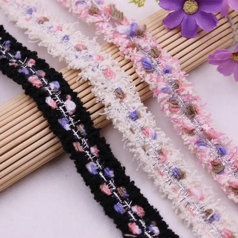 

Polyester Braided Lace Ribbon Trim Women Dress Collar Blouse DIY Sewing Accessories Home Textile Decoration 20mm, 1.8m(2 Yards)