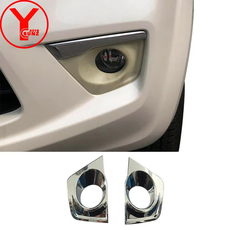 YCSUNZ ABS передняя противотуманная фара крышка для nissan terra хромированные каркасы фонарей части внешние для nissan terra аксессуары