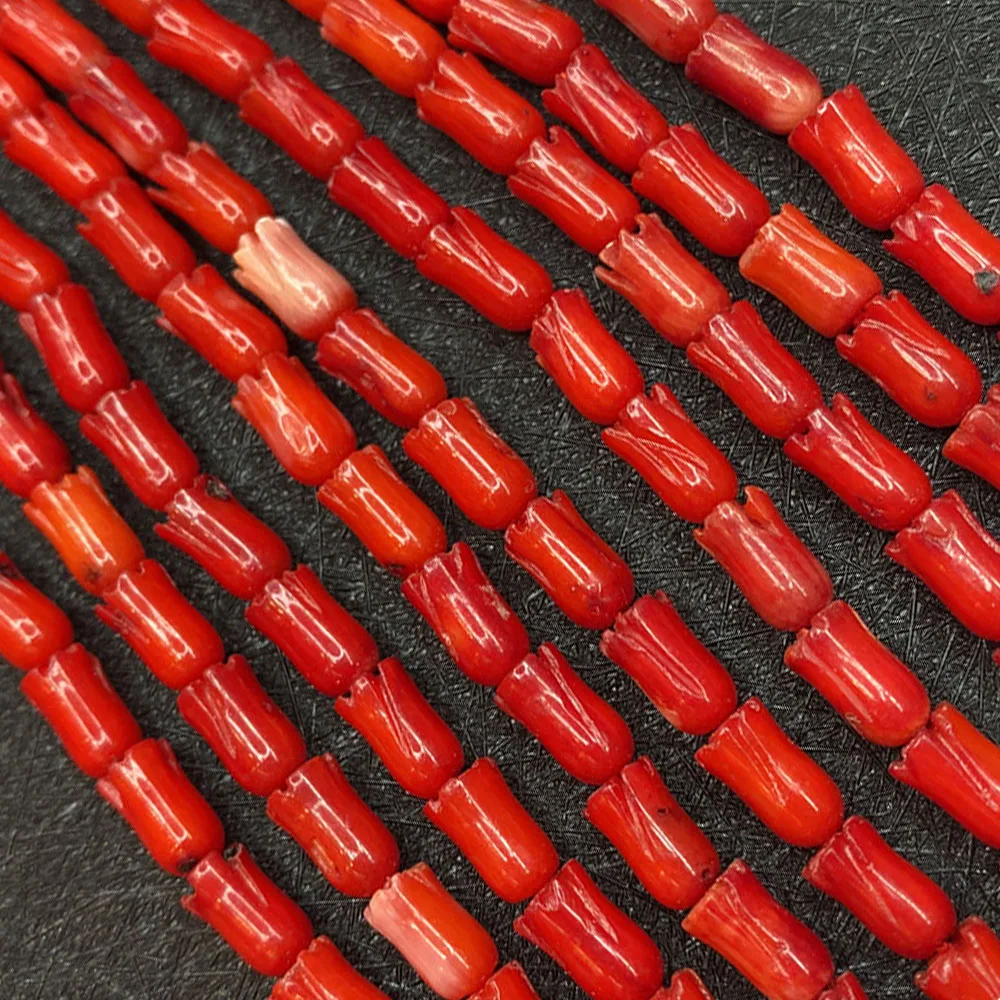Artificial Red Coral Stone Beads Loose Beads for Jewelry Making