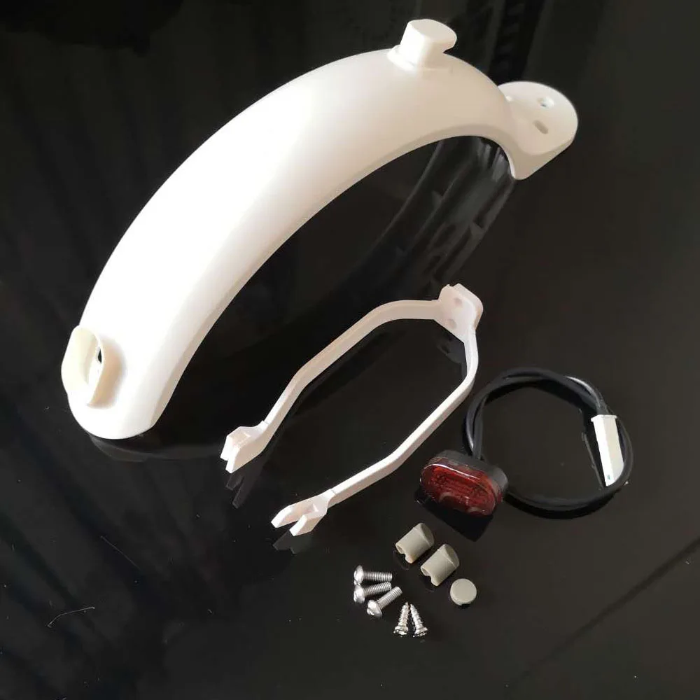 

Rear Fender and Support Hook for Xiaomi M365 and Pro Electric Scooter, Tail Light Screw, Silicon Cap Set, Repair Set
