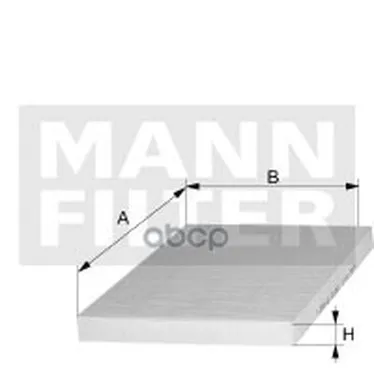 Фильтр Салона Mann-Filter Cuk31003 MANN-FILTER арт. CUK31003