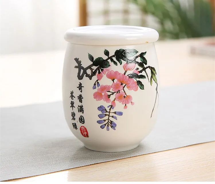 JIA-GUI LUO, керамическая коробка для чая, коробка для хранения чая, керамическая банка, керамическая канистра, кухонные канистры для хранения чая D144