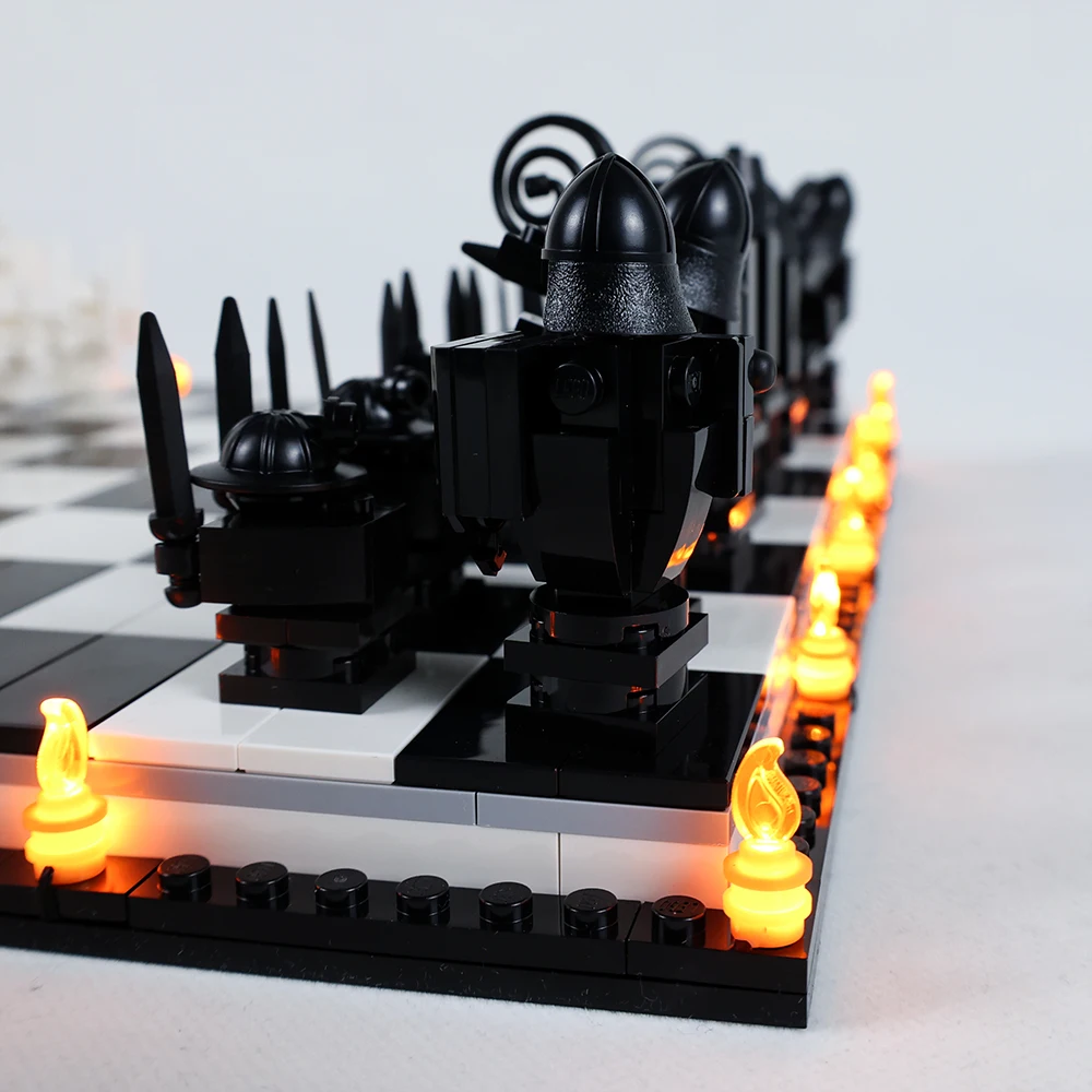 Kit de luz led para 76392 wizard xadrez blocos de construção conjunto (para  não incluir o modelo) tijolos brinquedos para crianças - AliExpress