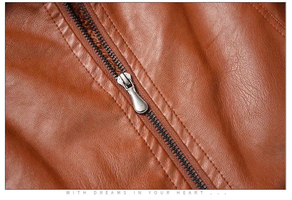 Hoodie Thick Fleece Long Leather Jacket Women's Winter Coat Warm Moto Outwear jaquetas couro veste cuir femme chaqueta mujer