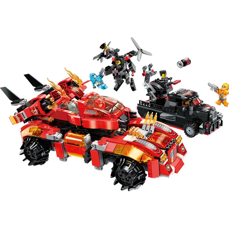 

Chariot Car Building Super Hero Series Dragon Blocks Bricks Sets Model Kids Toys Marvel Compatible Ideas Ninja Movie