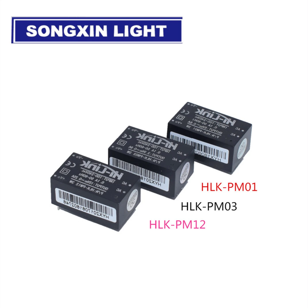 Aire acondicionado interruptor de aislamiento de corriente continua-módulo de alimentación de 220V a 3.3v/5v/12v HLK-pm01/pm03/pm12/5m05 Aire acondicionado interruptor de aislamiento de corriente continua-módulo de alimentación de 220V a 3.3v/5v/12v HLK-pm01/pm03/pm12/5m05