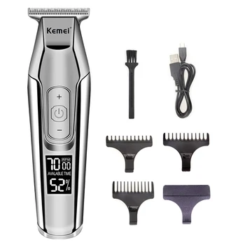 

Hair Clipper LCD Digital Display Electric Shaver Mens Razor Cordless Haircut Machine 0mm Baldheaded Beard Hair Trimmer
