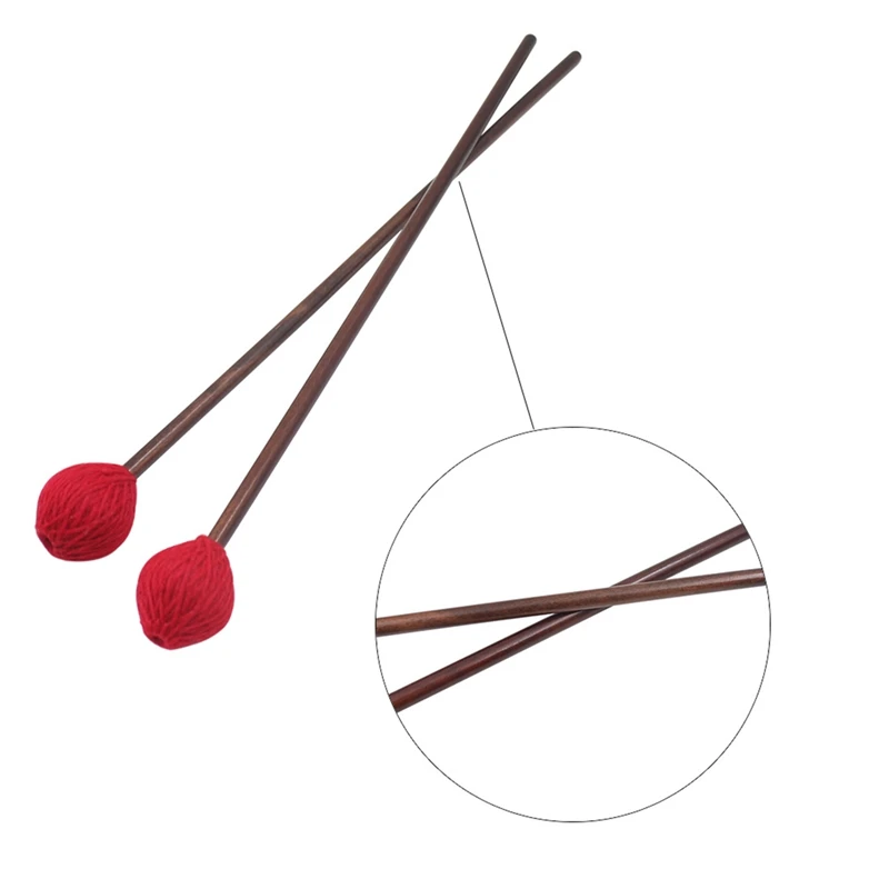 Середина Marimba палка молоток ксилофон Glockenspiel молоток с ручки из бука ударный набор музыкальный инструмент Аксессуары Malle