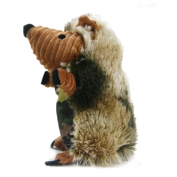 

Plush Interactive Toys Playing Training Hedgehog Shape Dog Squeak Sound Toy Pet Chew Toys for Samll Large Dogs Funny