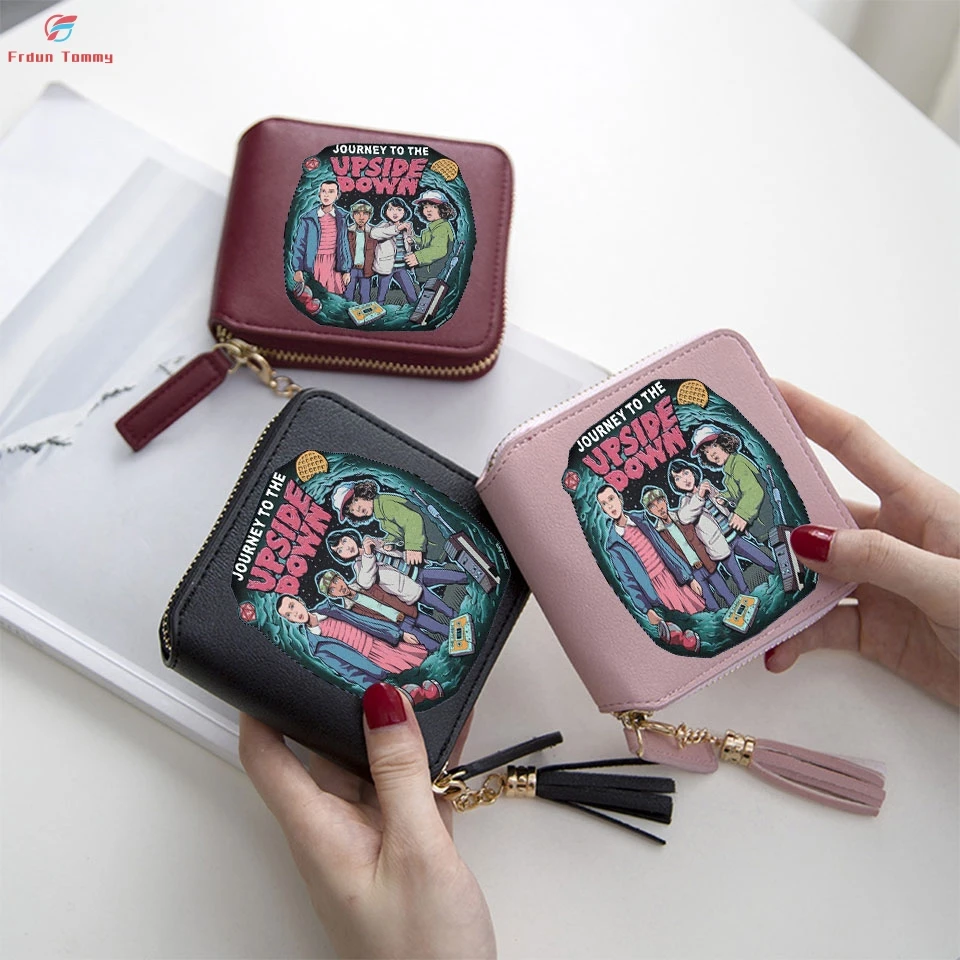 Новое поступление модный кошелек с принтом очень странные дела Дамский стильный