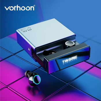 

Vothoon Bluetooth Earphone 5.0 TWS True Wireless Earbuds Stereo Handsfree In Ear Phone Gaming Sport Headset with Power Bank