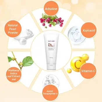 

100ml Arbutin Rapid Skin Whitening Body Cream Vitamin Brightening C Bleaching Quick Whitening Collagen Cream Skin Armpit T1P8