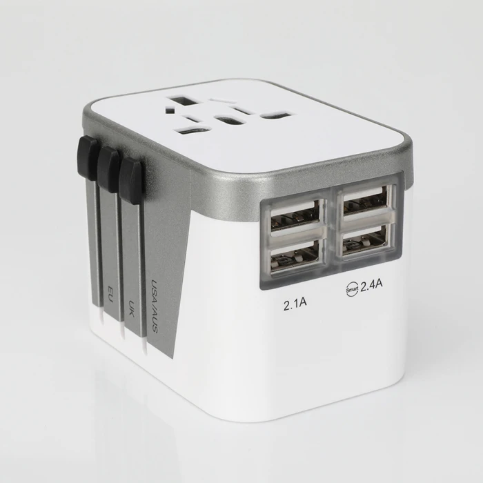Универсальный Мульти-штекер Адаптер зарядное устройство 4usb конверсионная вилка конверсионная розетка конвертер GY88