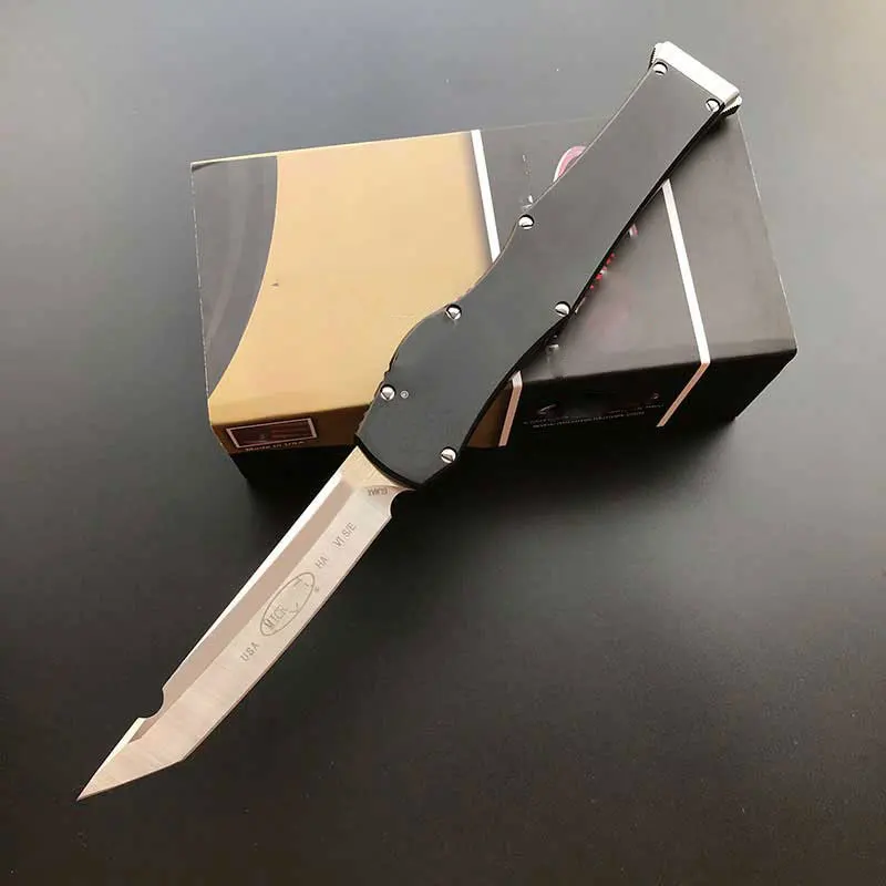 

OTF camping survival folding knife VI 6 D2 blade 6061-T6 Aviation Alumnium handle EDC Tactical hunting tool dinner kitchen knife