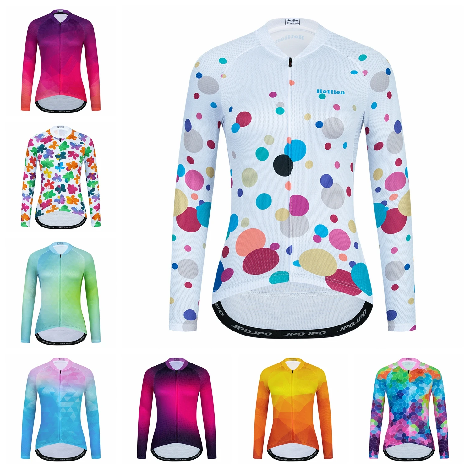 Cycling Jersey Women Bike Mountain Road MTB Top Long Sleeve Bicycle Shirt Female Lady Clothing Uniform Spring Autumn White