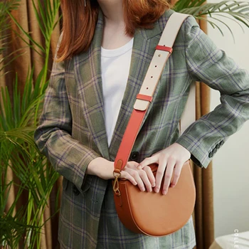 

Korean 2020 New Single Shoulder Solid Color Crossbody Saddle Bag Simple Lipstick Packet Women Phone Pack C014