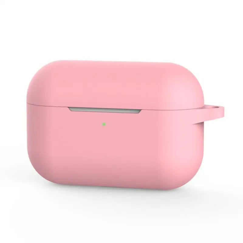 03 pink Для AirPods Pro беспроводной Bluetooth зарядный чехол силиконовый защитный кожаный чехол Аксессуары для Airpods зарядная коробка - Цвет: 03 pink