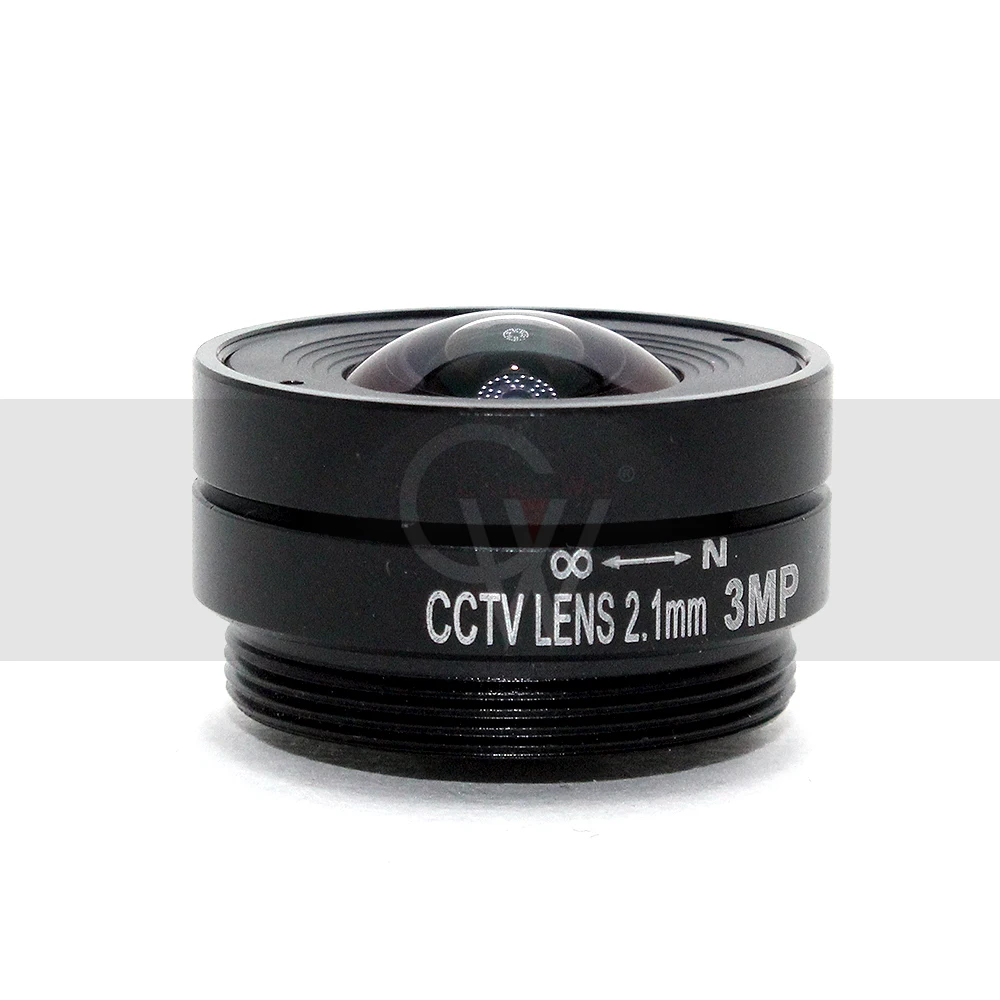  3.0 Megapixel 2.1mm cs lens Fixed Iris Lens CS Mount CCTV Lens Wide angle of view 133degree for 1/2 - 4.00017E+12