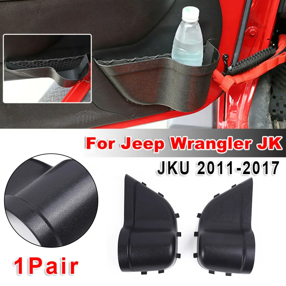 2* передняя дверь карман коробка для хранения Замена для Jeep Wrangler JK JKU 2011